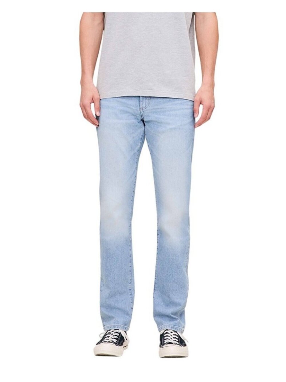 NWT DL1961 Mens Russell Slim Straight Fit Denim Jeans Lt. Fjord Blue 34